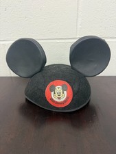 Vintage Walt Disney World Mickey Mouse Classic Ear Hat Youth Embroidered USA