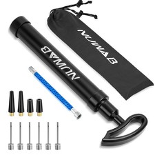 10.6 Inch Ball Pump, Lightweight Portable Manual Pump for Football, Basketball,