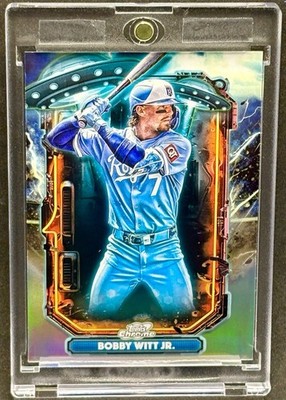 Bobby Witt Jr UFO REFRACTOR CARD TOPPS CHROME ROYALS  MINT