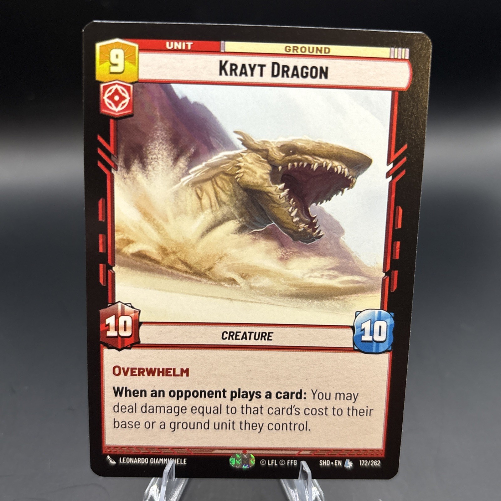 2024 Star Wars Unlimited - Shadows of the Galaxy SHD Krayt Dragon #172