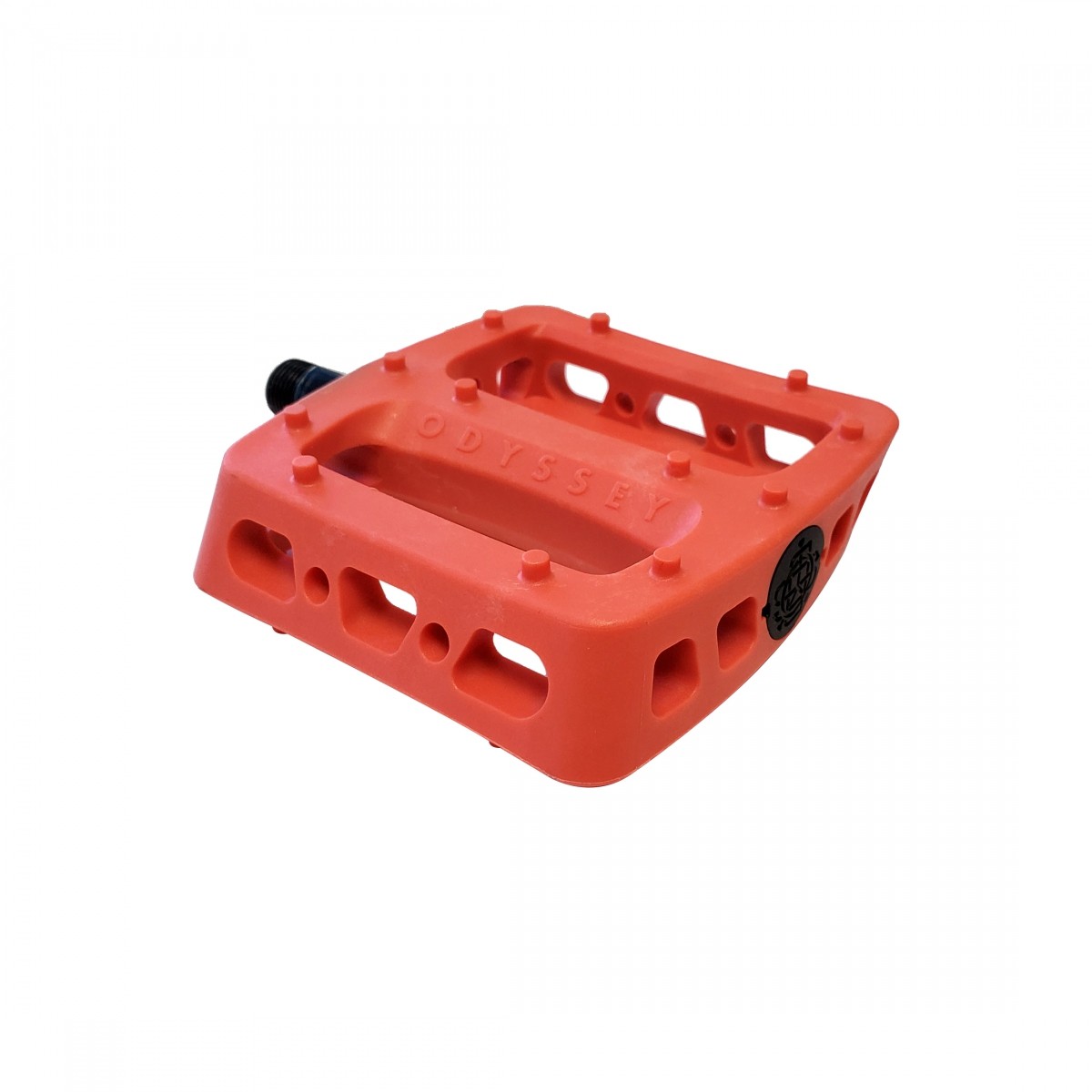 Odyssey Twisted Pro PC 916in Red Platform Pedals with Molded Pins - Wide Body 6090₽