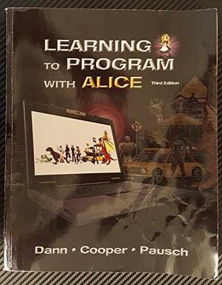 Learning to Program with Alice - Paperback, by Dann Wanda; Pausch - Acceptable