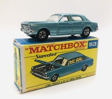Matchbox SF No 53A Ford Zodiac blaumetallic -...