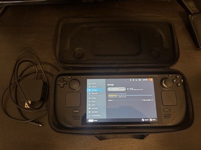 Valve Steam Deck LCD 256GB Black + 1TB microSD Card | 61% Battery Health