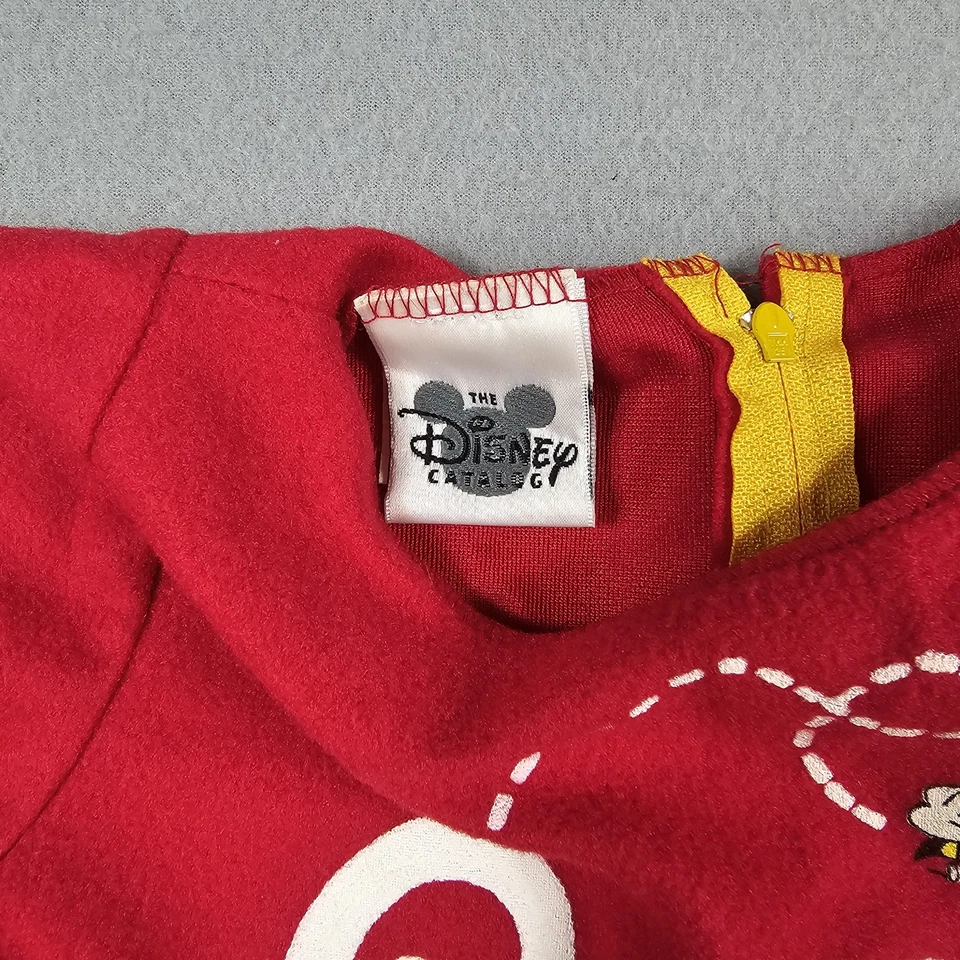 Vintage Disney Catalog Pooh Fleece Romper Infant 6-12 Months Costume USA Foto 4 de 4