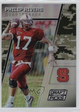 2016 Panini Prizm Collegiate Draft Picks Camo 10/199 Philip Rivers #82 no9