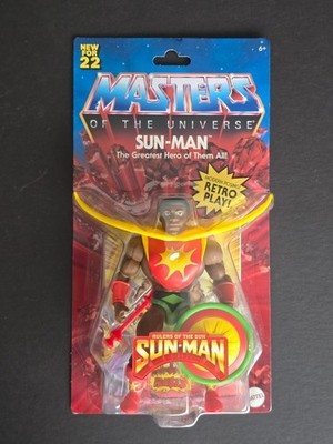 2022 He-Man Masters of the Universe Sun-Man MOTU MOC