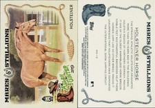 2019 Topps Allen & Ginter - Mares and Stallions #MS-15 Holsteiner Horse