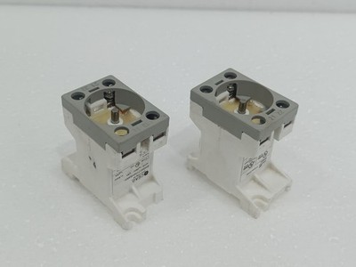 SET BESTEHEND AUS 2 COOPER CROUSE-HINDS QH041 ZUSATZKONTAKTBLOCK 600V 10A SCH...