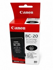 Canon BC-20 Black BJ Ink Cartridge Genuine OEM New in Box BJC-4000 5500 MultiPAS