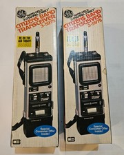 Handheld 2-WATT 3 Channel Citizens Band CB Transceiver Model 3-5975 Vintage PAIR