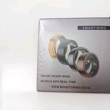 Stainless Steel Smart Ring Activity Tracker, Mobile App, iOS/Android, Silver 10