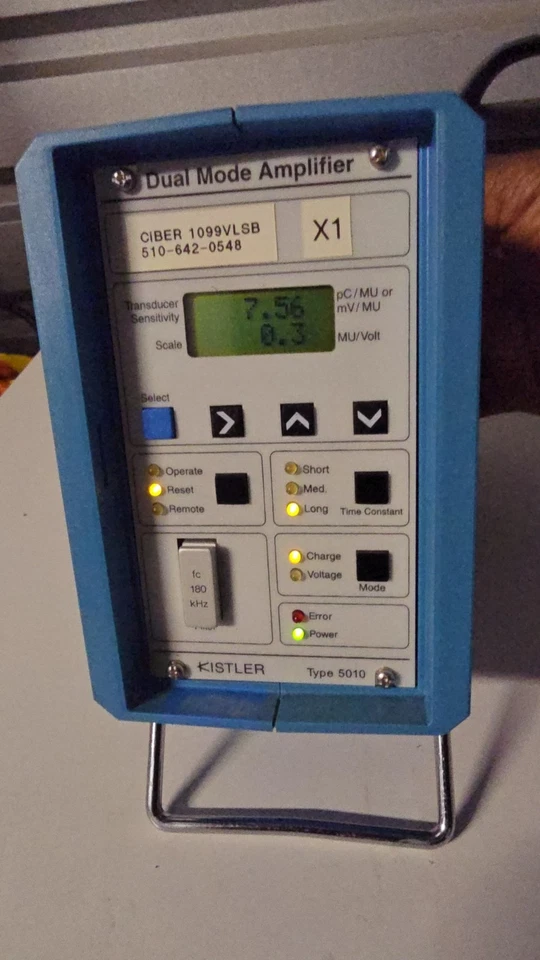 Kistler 5010B Dual Mode Amplifier Type 5010B – Charge / Voltage Piezo Signal X1 - Image 3 of 4