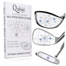 Golf Impact Tape Labels,Self-Teaching Sweet Spot and 150Pcs-Right Handed Golfer