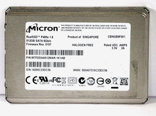 Micron MTFDDAA512MAR-1K1AB P400e 512Gb SATA-III 6Gbps MLC 1.8-Inch SSD