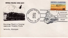 AMERICAN FREEDOM TRAIN,  DETROIT, MI  1975  FDC20318