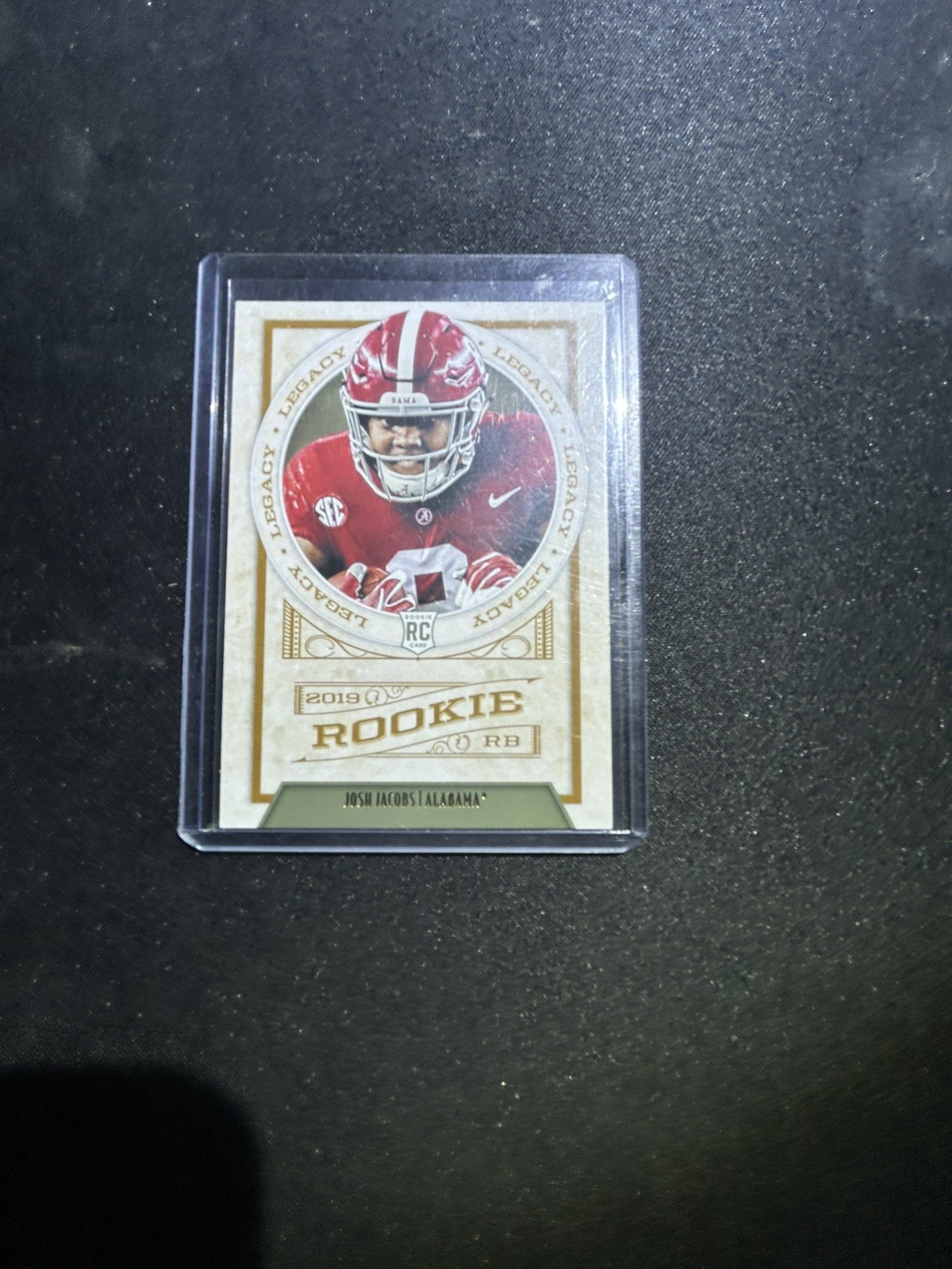 2019 Legacy Josh Jacobs #178 Alabama Crimson Tide Rookie Football Card
