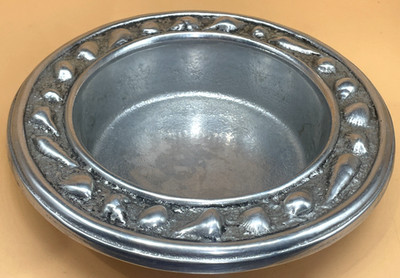 Wilton Armetale Zinn Obstschale Vintage USA geprägt Servierschale RWP