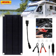 12 Volt 70 Watt Solar Autobatterie Ladegerät Solarmodul ErhaltungsladungTragbare