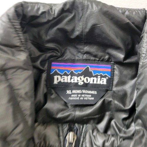 Patagonia Micro Puff Light Puffer Vest Men XL Classic Quilted Black Full Zip - Picture 10 of 10