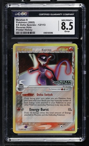 Mewtwo graded CGC 8.5 for sale on eBay