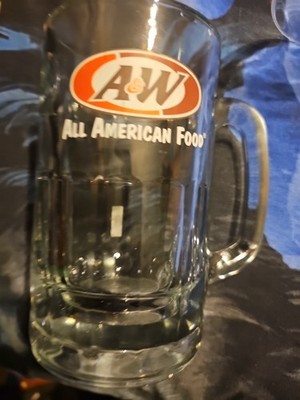 A & W Root Beer Mug All American Food Oval Logo 5 3/4 Inches Tall  Exc Condition