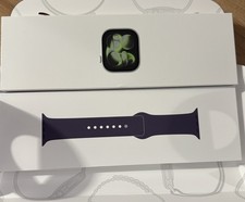 Apple Watch Series 11 GPS 42mm Silver Aluminum Case Purple Fog Sport Band NEW