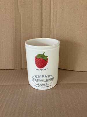 Cairns Fairyland Jams  Pottery Jar Raspberry Like Keilers Dundee Marmalade