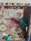 Floral Collage mixed media Shadow Box Art Handcrafted One Of A Kind  Free Ship — photo 4