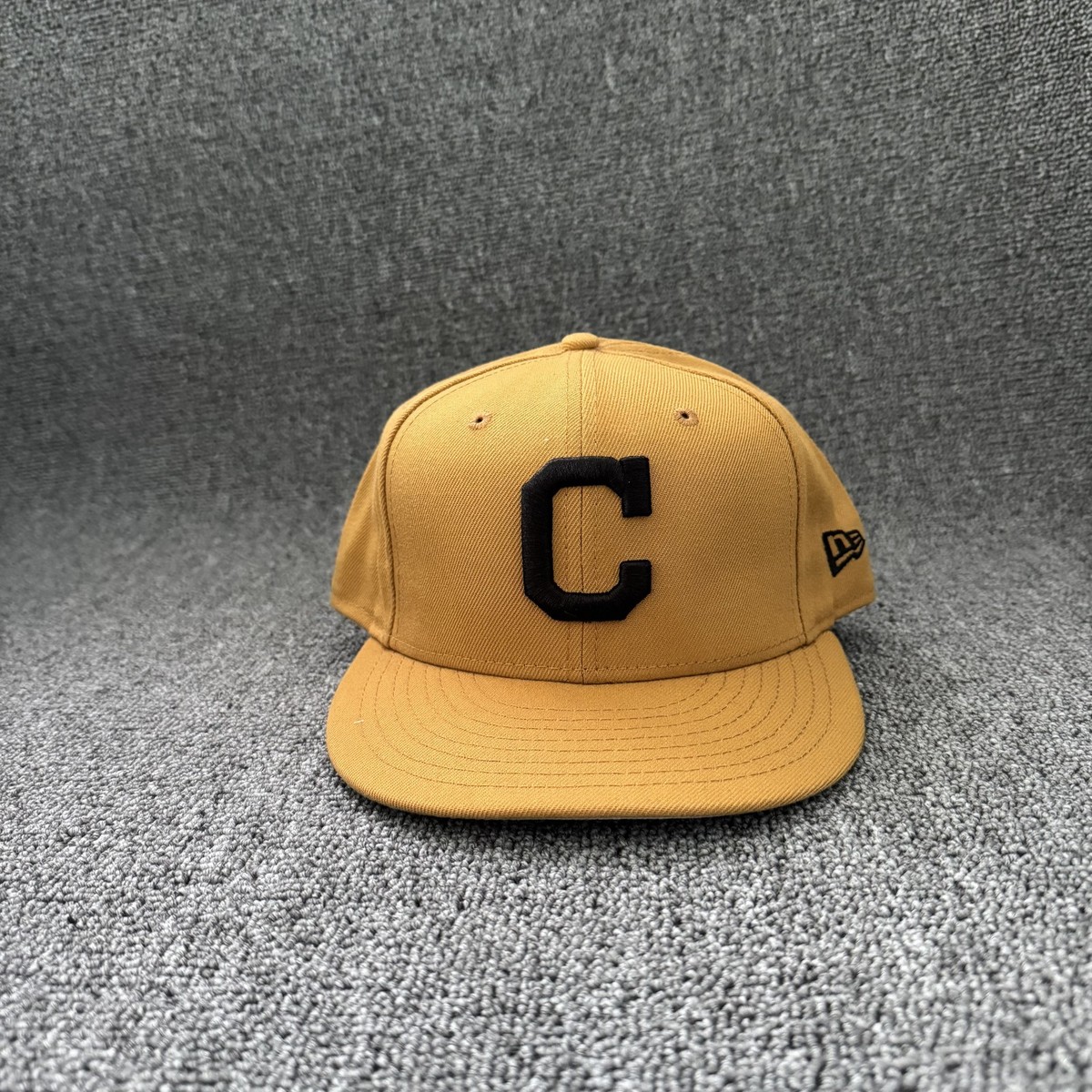 New Era Cleveland Tan Fitted 59FIFTY Cap 7 5/8