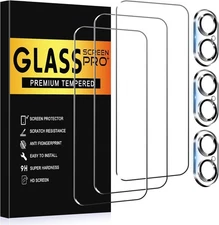 3+3 Pack Glass Screen iPhone 17 6.3'', Glass+Lens 
