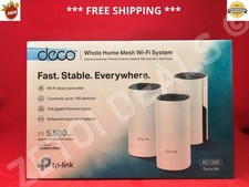 BRAND NEW TP-Link Deco AC1200 Dual-Band Mesh Wi-Fi 5 System 3-Pack - White