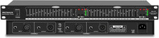 Stereo Equalizer for Home Audio System, Dual Channel 15-Band Graphic Equalizer P