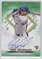 2022 Inception Base Rookie and Emerging Stars Green Greg Deichmann Auto 0q79