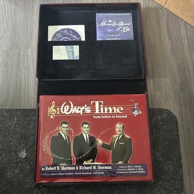 Robert & Richard Sherman Disney Composers Signed Autograph Walt's Time Book