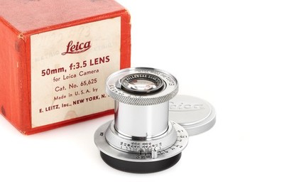 E.Leitz N.Y. 3.5/50mm Velostigmat Wollensak for Leica screw mount with Cleaning