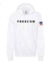 Freedom Hoodie – Patriotic American Flag Sweatshirt, USA Pride Unisex Hoodie