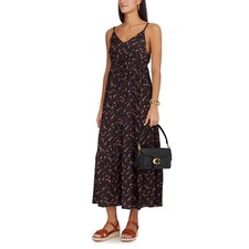 A.P.C. x Liberty Fabric Floral Print Antoinette Dress Black 34 EU 2 US