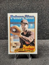 1989 Topps Future Star Sandy Alomar #648 - Rookie Card. rookie card picture