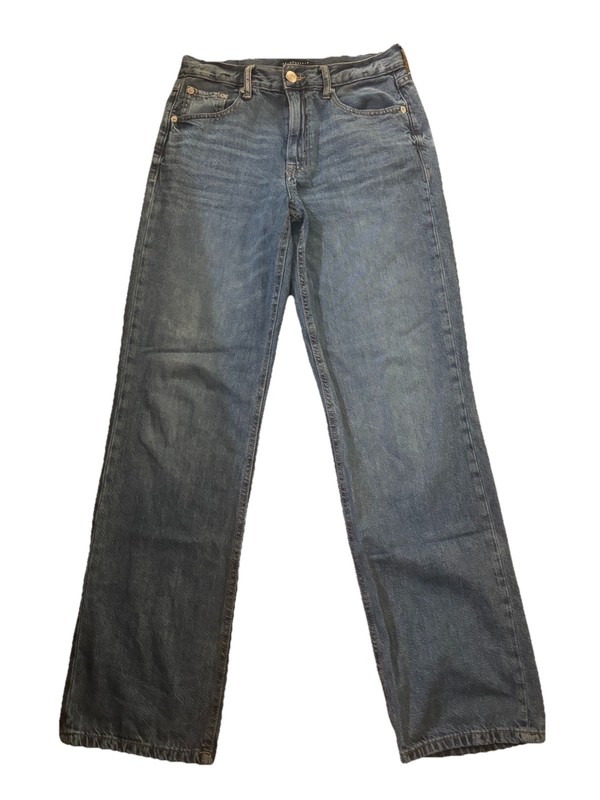 Aéropostale High Rise Wide-Leg Jeans Women’s 4 Regular Fit Medium Wash Blue
