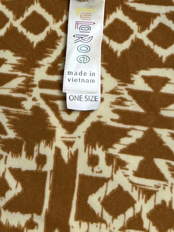 Leggings LuLaRoe OS Talla Única OTOÑO Otoño MARRÓN Suroeste AZTEC Rayas Tejido Suave Foto 4 de 4