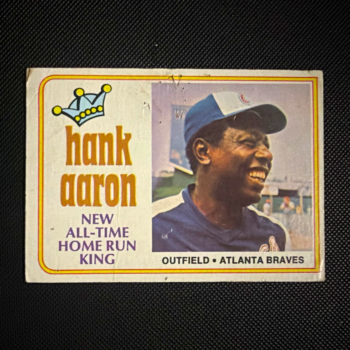 Topps 1974 Topps Base Set #1 Hank Aaron Atlanta Braves MLB Baseball