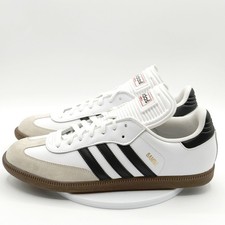 Adidas Samba Classic Indoor Sneakers Size 11.5 Mens White Black Gum 772109
