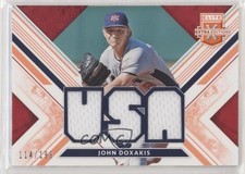 2019 Elite Extra Edition USA National Team Materials Orange John Doxakis 8d2