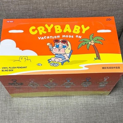 POP MART CRYBABY Vacation Mode On Serie Plüsch Anhänger [Sort Blind Box 6 Stück]