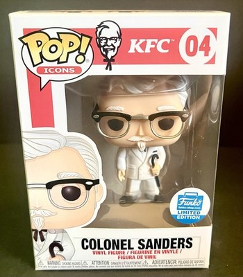VAULTED Funko Pop Icons: COLONEL SANDERS #04 Funko Shop Exclusive 