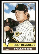 Sean Reynolds 2025 Topps Heritage #160 Rookie Card Z1. rookie card picture