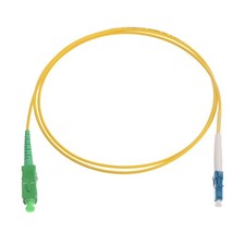 3.3Ft Single-Mode Simplex Fiber Patch Cable LSZH Jumper Optical LC/UPC to SC/APC