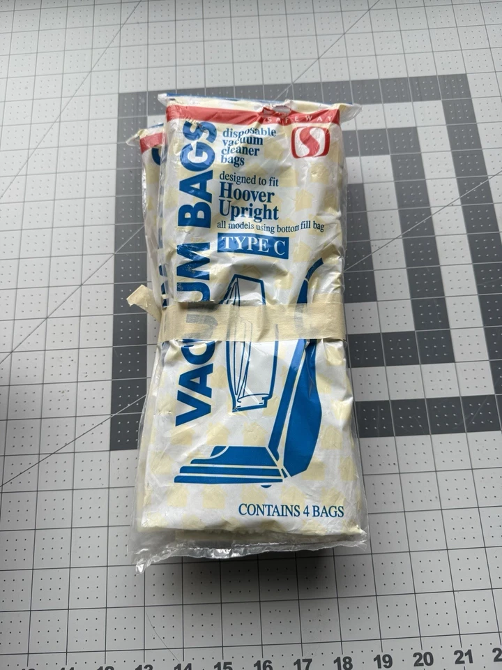 3 Packages Of 4 Type C Hoover Style Vacuum Bags, New In Packages - Image 2 of 4