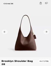 Brooklyn coach bag, brass maple, used lightly...
